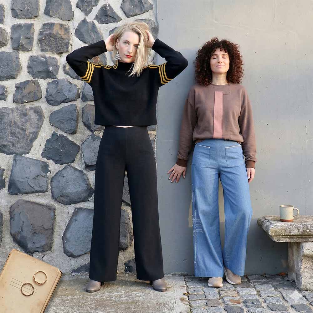 Unieke design sweaters en exclusieve kleding samples van CLAU-D, speciaal beschikbaar tijdens de modemaand in Arnhem