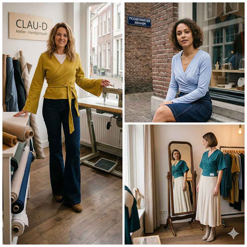 Ontdek de Mooiste Handgemaakte Wikkelvesten van CLAU-D: Duurzaam Nederlands Design