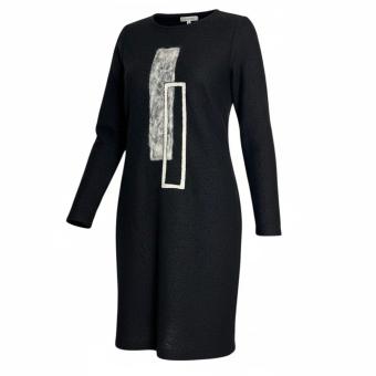 clau-d jurk abstract voorkant