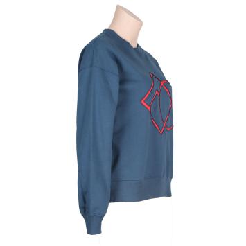blauwe design sweater