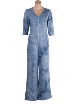 blauwe jumpsuit cloudy