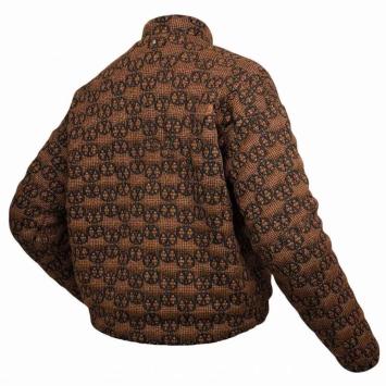 clau-d kort jasje cognac tussendoor jas