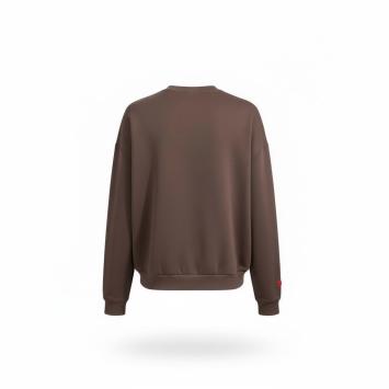 clau-d sweater dropped shoulder paars