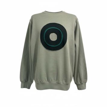 clau-d sweater sage circles lichtgroen
