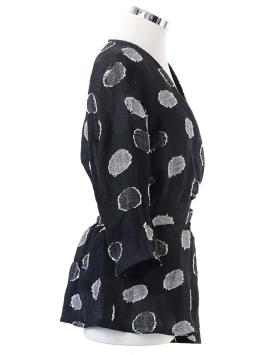 dames blouse met dots