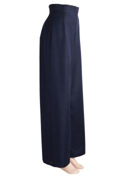 dames broek blauw